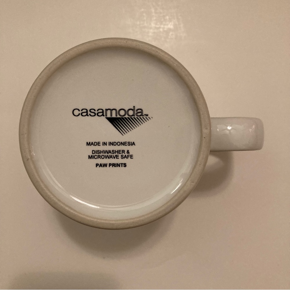 RARE Casamoda Cat Paw Prints Limited Edition Collectible Kitty NEW Ceramic Mug - Picture 7 of 10